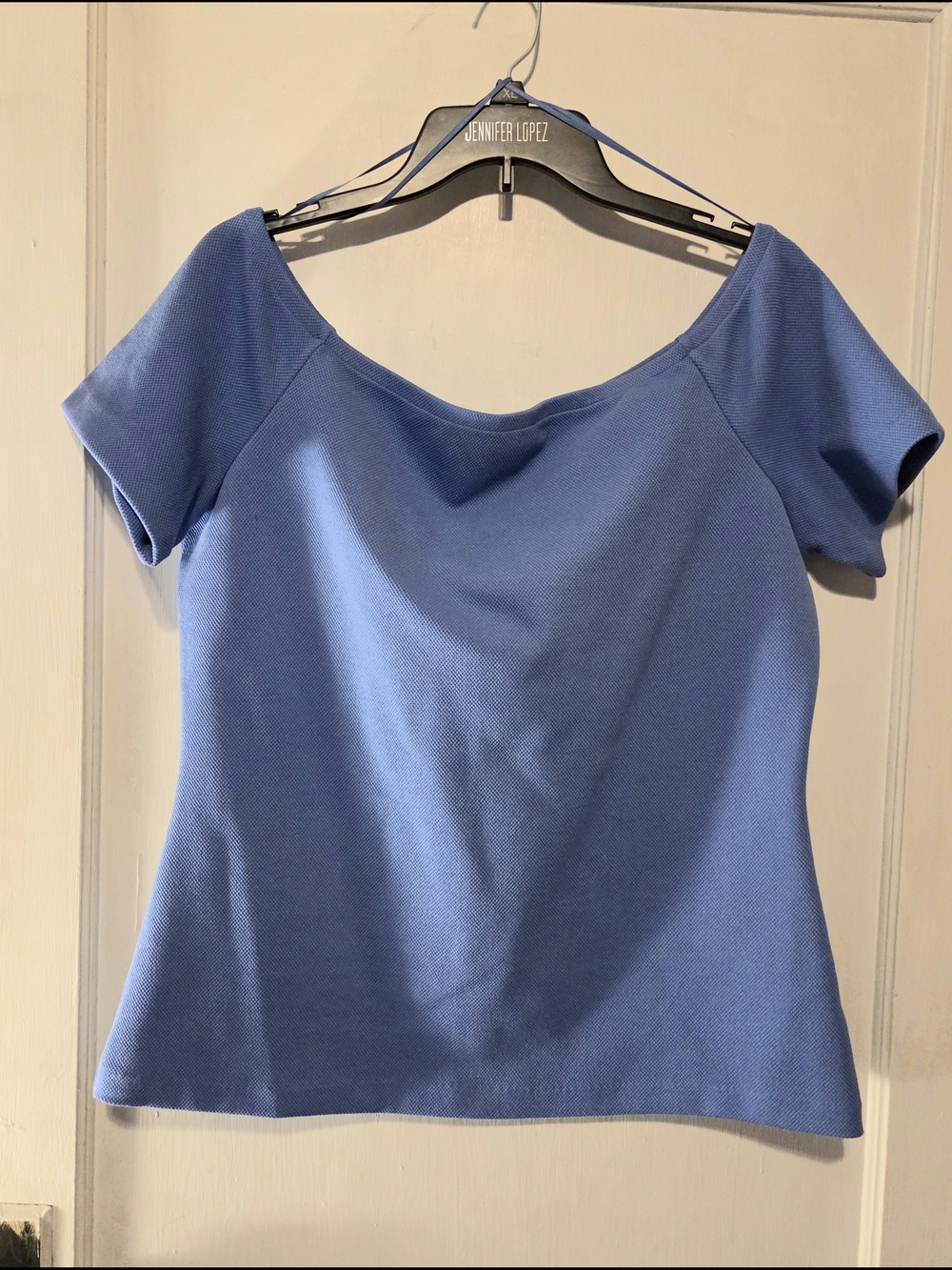Michael Kors blue short-sleeve top